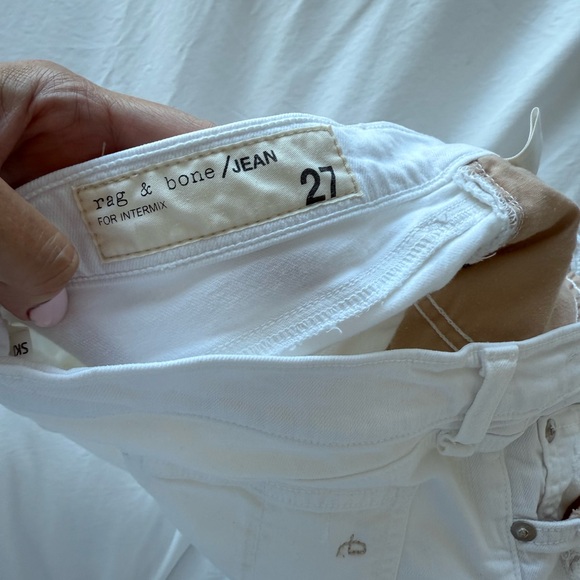 rag & bone Women's White Skinny Jeans - Picture 4 of 6